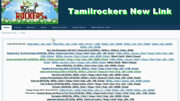 TamilRockers Latest Website: Tamilrockers Malayalam, Hindi Dubbed Movies free