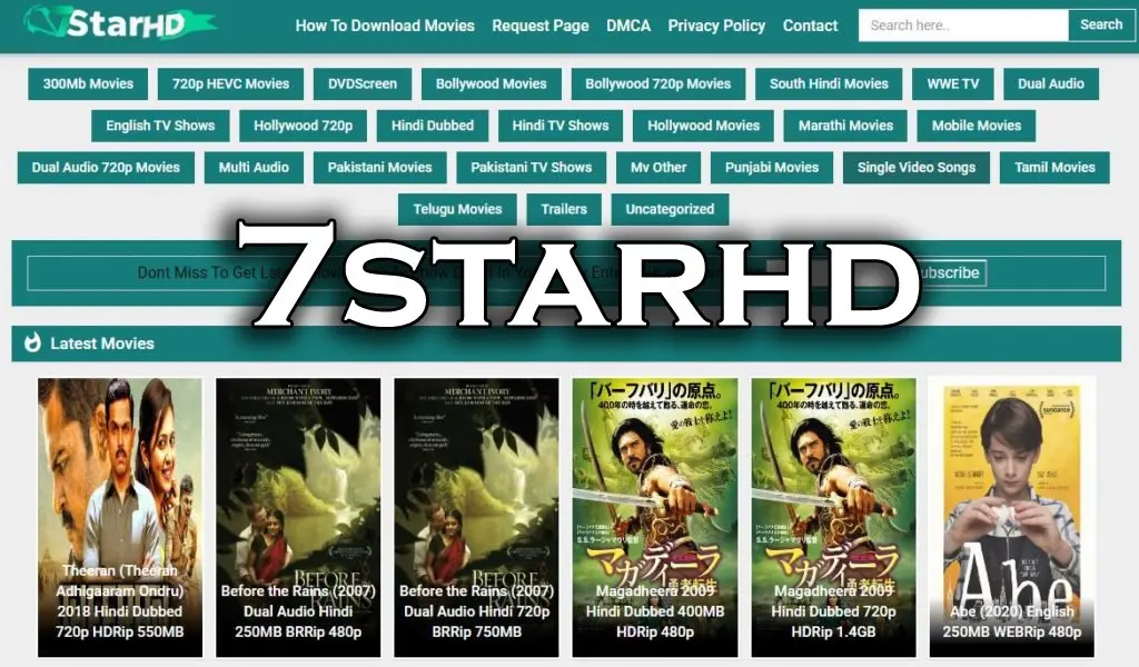 7starhd win : A Free Movie Downloading Website