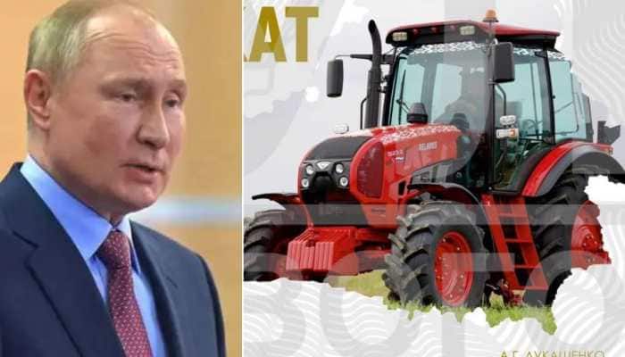 Vladimir Putin Gets A Tractor For His 70th Birthday