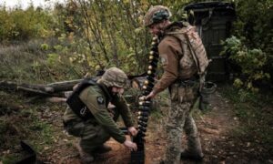 Russia-Ukraine war live: heavy fighting as Russia seeks to establish new front line, says UK; Kyiv region hit by drone strikes