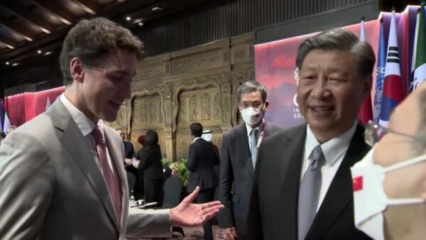 Caught on camera: Canadian PM Justin Trudeau and Chinese President Xi Jinping engage in heated exchange of words on G20 sidelines