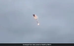 Watch: Russian Cruise Missile Shot Down By Ukraine Surface-To-Air Missile