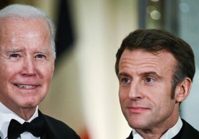 US President Joe Biden’s ‘awkward’ 42-second handshake with France President Emmanuel Macron prompts hilarious reactions